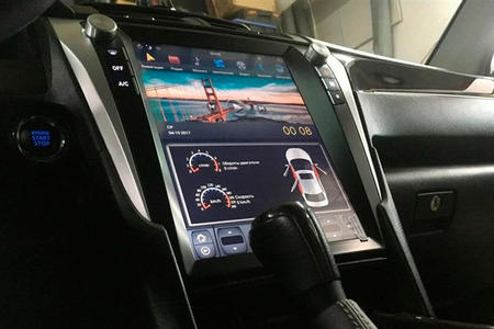 Tesla магнитола для Toyota Camry фото-видео обзор